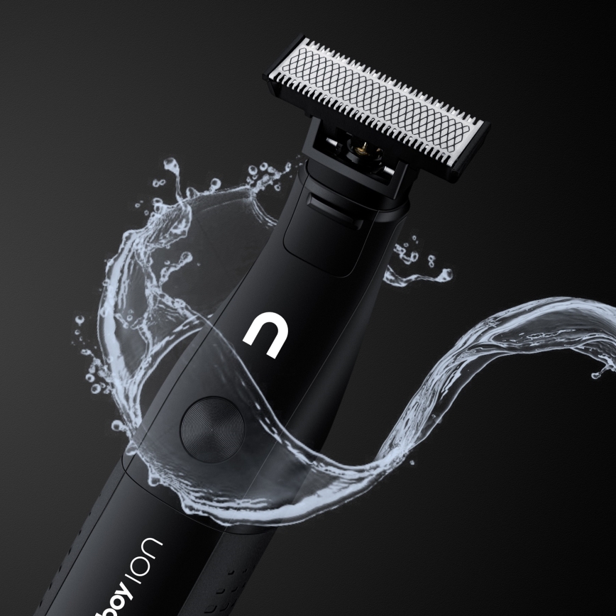 Niceboy ION AirBlade - Aparador de barba 5W/5V preto
