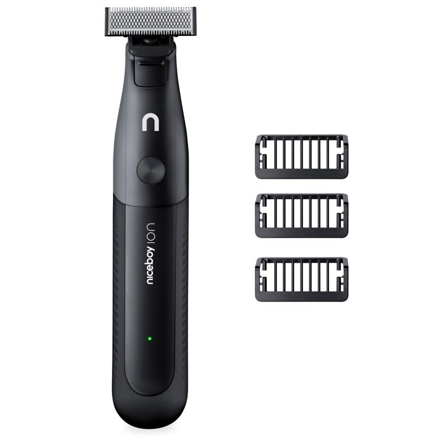 Niceboy ION AirBlade - Aparador de barba 5W/5V preto
