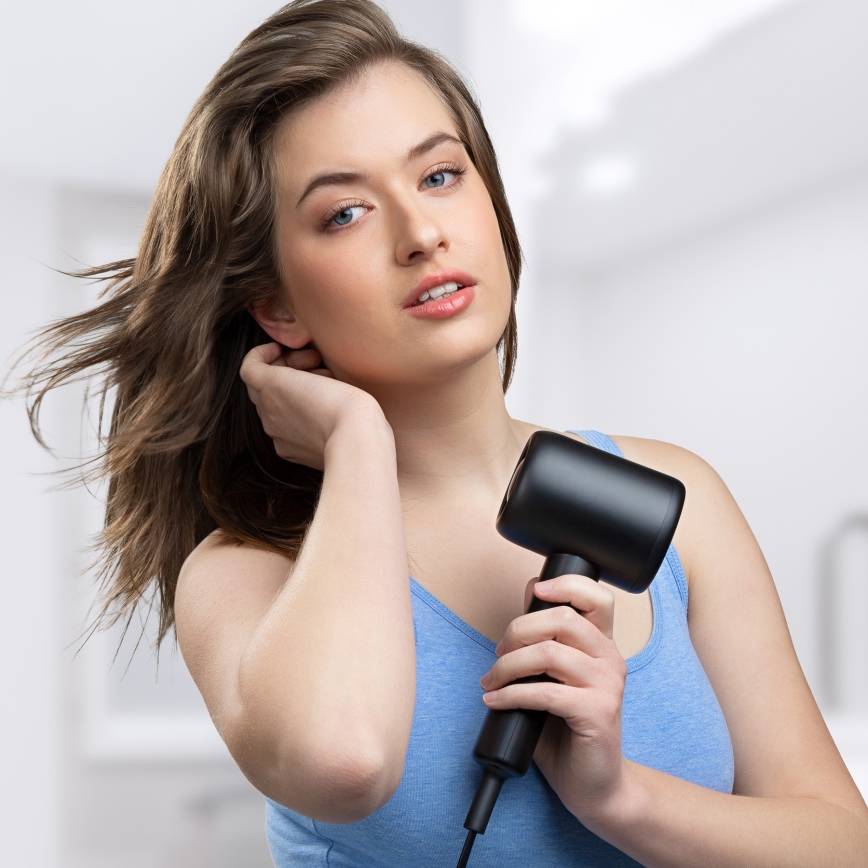 Niceboy ION AirSonic POP - Secador de cabelo 1400W/230V preto