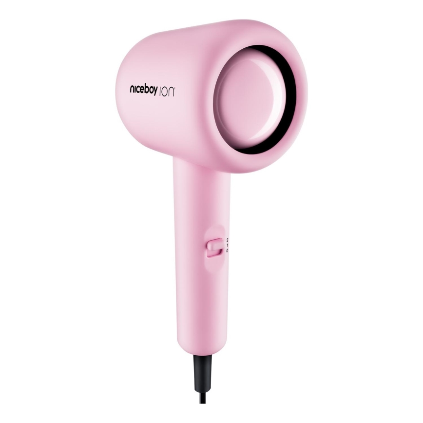 Niceboy ION AirSonic POP - Secador de cabelo 1400W/230V rosa