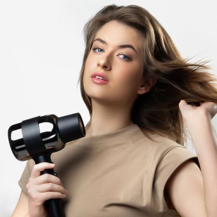 Niceboy ION AirSonic PRO - Secador de cabelo 2200W/230V preto