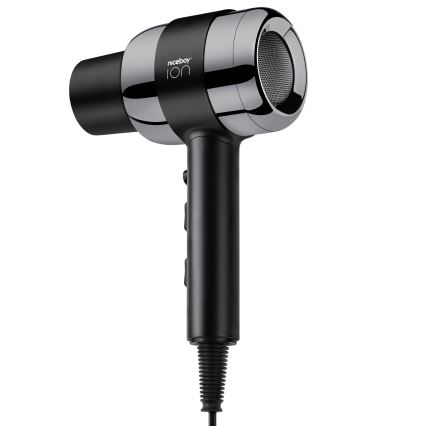 Niceboy ION AirSonic PRO - Secador de cabelo 2200W/230V preto