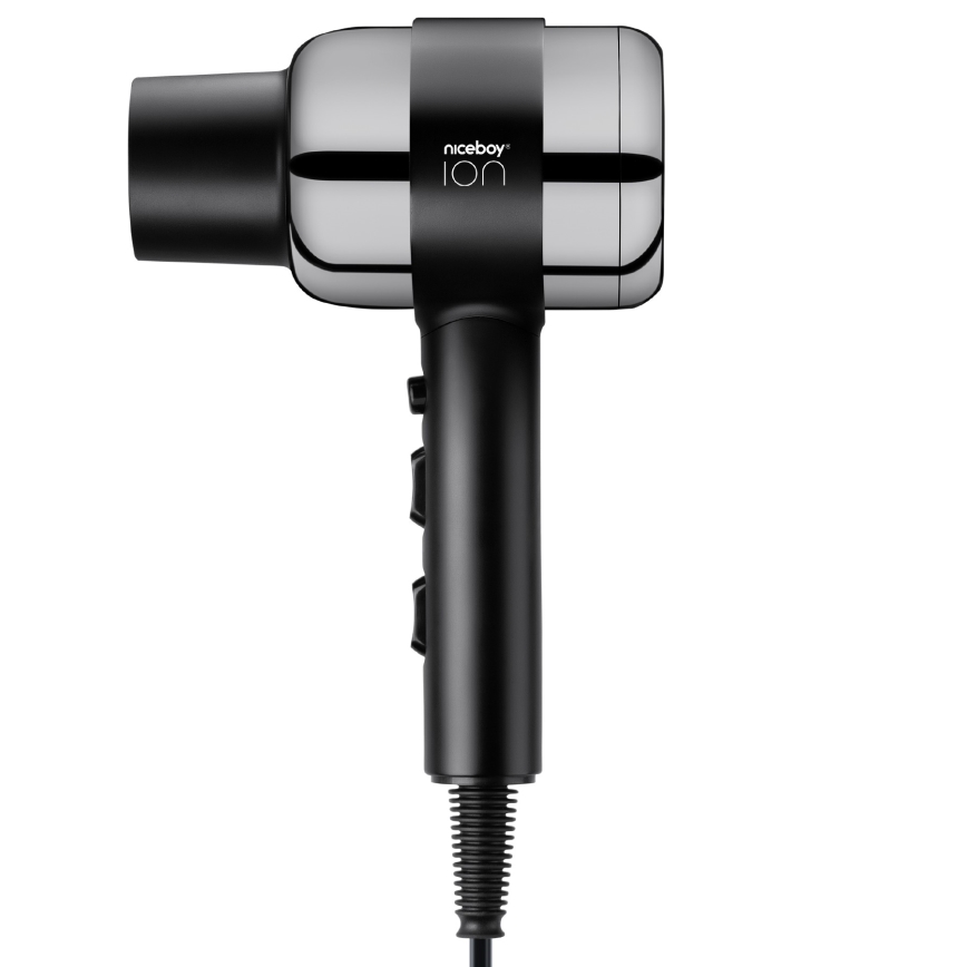 Niceboy ION AirSonic PRO - Secador de cabelo 2200W/230V preto