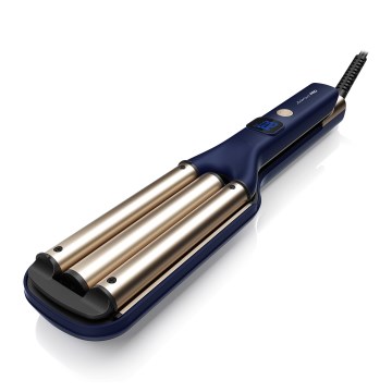 Niceboy ION AirWave PRO - Ferro de frisar triplo 100W/230V azul