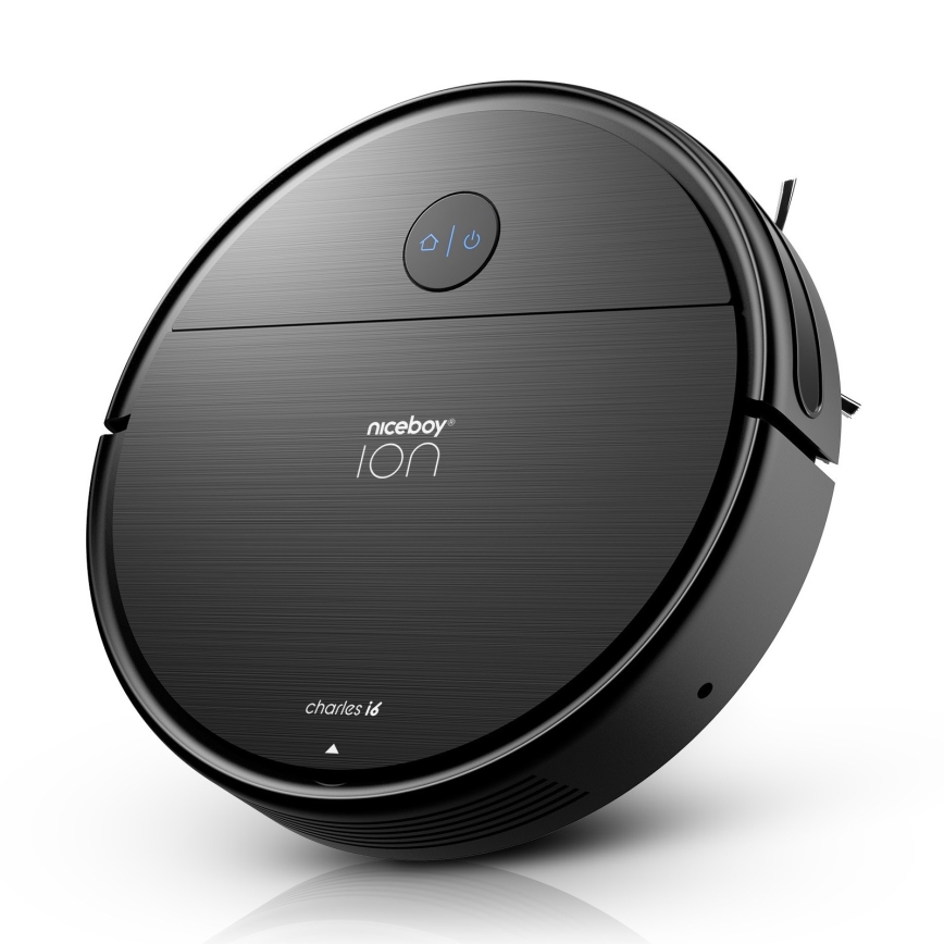 Niceboy ION Charles i6 - Aspirador robô inteligente 2em1 2600 mAh Wi-Fi preto