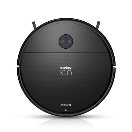 Niceboy ION Charles i6 - Aspirador robô inteligente 2em1 2600 mAh Wi-Fi preto