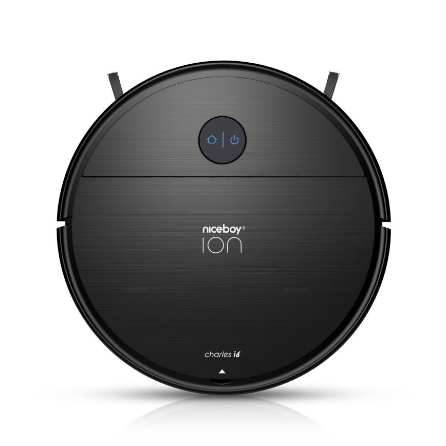 Niceboy ION Charles i6 - Aspirador robô inteligente 2em1 2600 mAh Wi-Fi preto