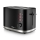 Niceboy ION Cruncher C3 - Torradeira com 2 espaços e assador 870W/230V preto