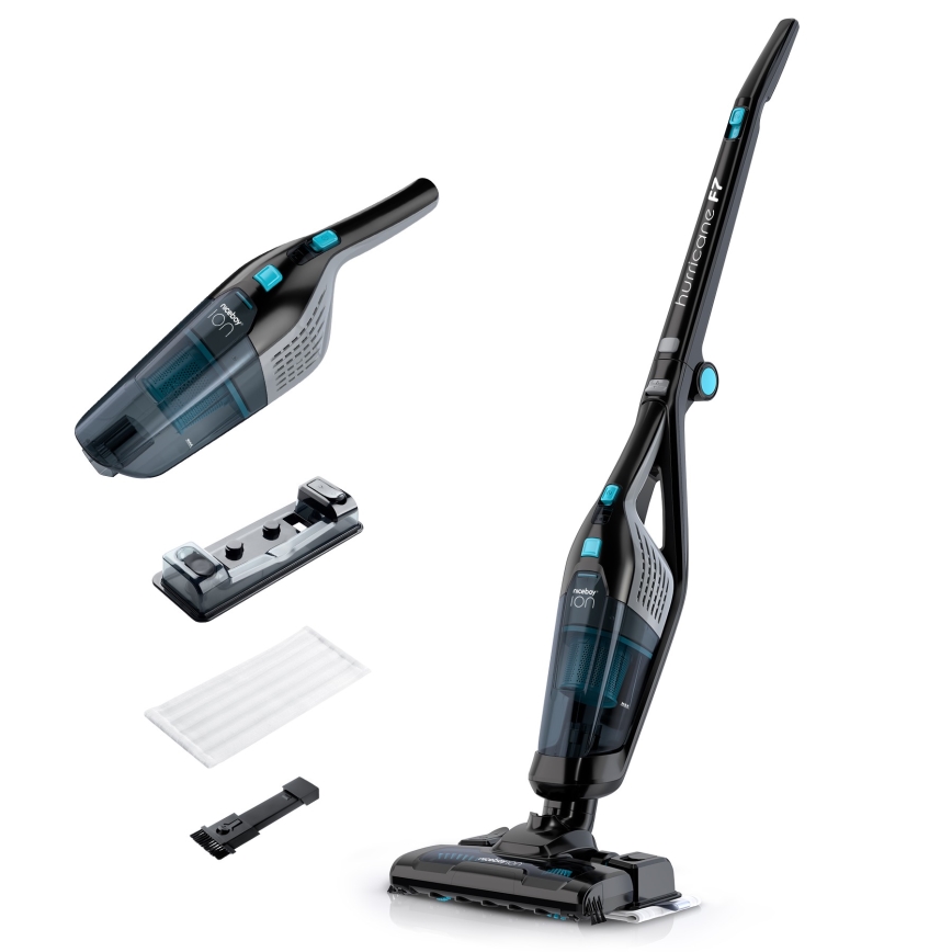 Niceboy ION Hurricane F7 - Aspirador vertical sem fios 3em1 150W/2200 mAh preto