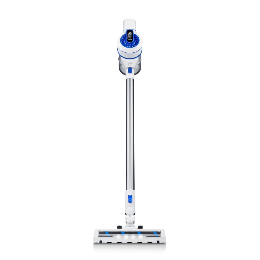 Niceboy ION Hurricane H5 - Aspirador vertical sem fios 2em1 150W/2200 mAh branco/azul