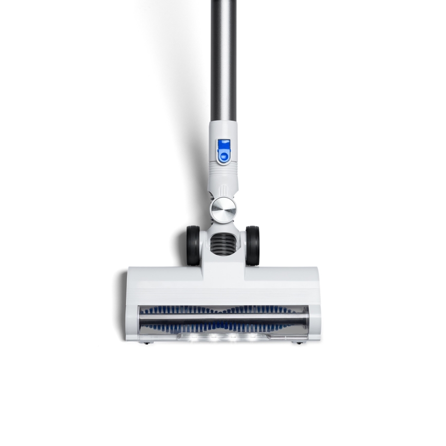 Niceboy ION Hurricane H5 - Aspirador vertical sem fios 2em1 150W/2200 mAh branco/azul