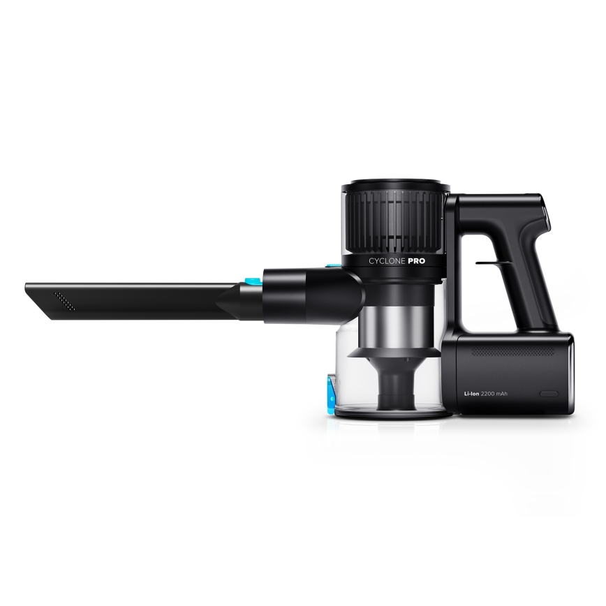Niceboy ION Hurricane H9 - Aspirador vertical flexível sem fios 2em1 400W/2200 mAh preto