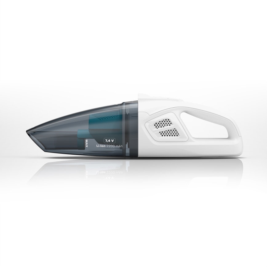 Niceboy ION Hurricane R1 - Aspirador de mão recarregável 50W/2200 mAh branco/azul