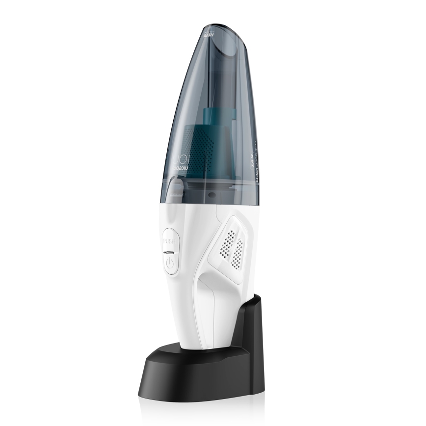Niceboy ION Hurricane R1 - Aspirador de mão recarregável 50W/2200 mAh branco/azul