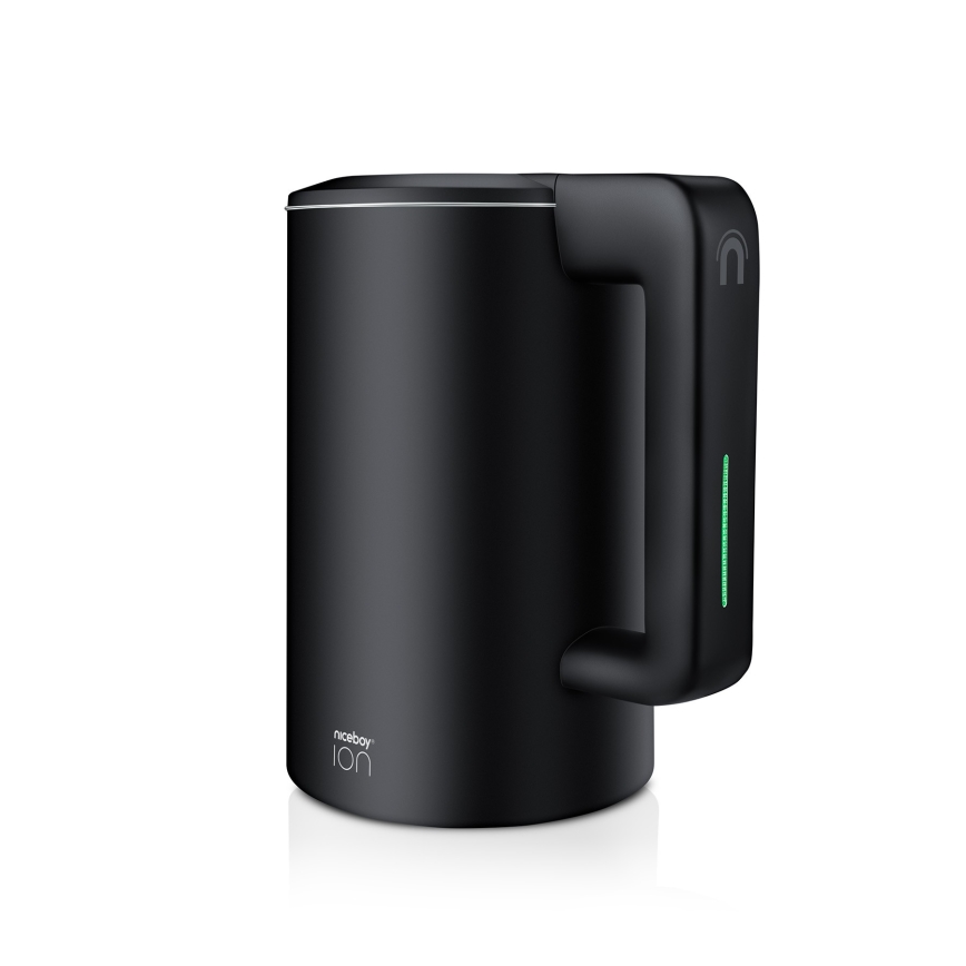 Niceboy ION SmartKettle - Chaleira inteligente com termorregulação 1,7 l 2200W/230V Wi-Fi preto