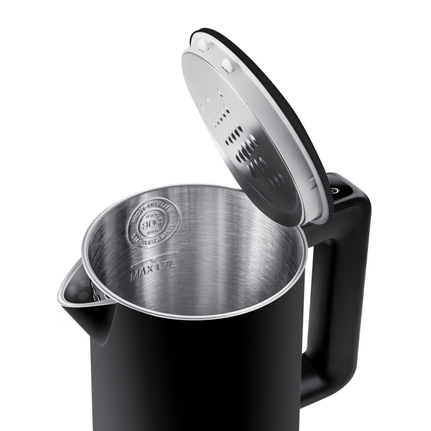 Niceboy ION SmartKettle - Chaleira inteligente com termorregulação 1,7 l 2200W/230V Wi-Fi preto