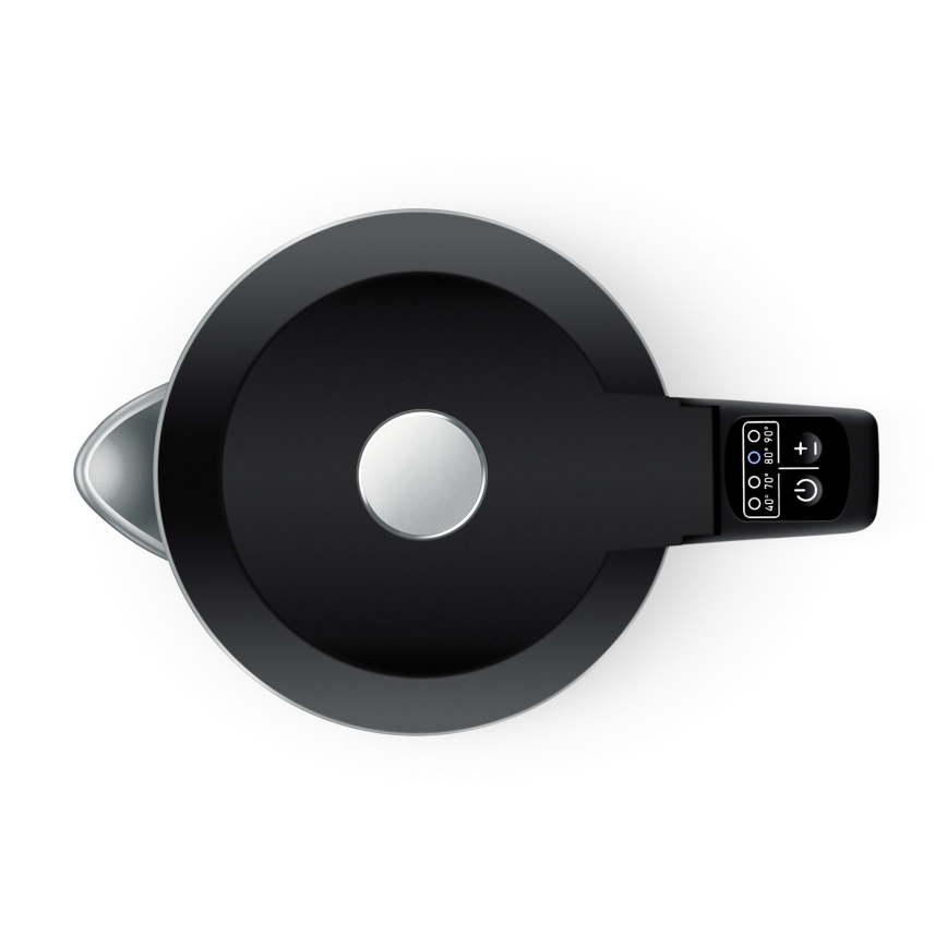 Niceboy ION SmartKettle - Chaleira inteligente com termorregulação 1,7 l 2200W/230V Wi-Fi preto