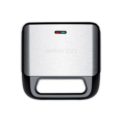 Niceboy ION Snacker S3 - Máquina de fazer sandes 3em1 750W/230V aço inoxidável/preto