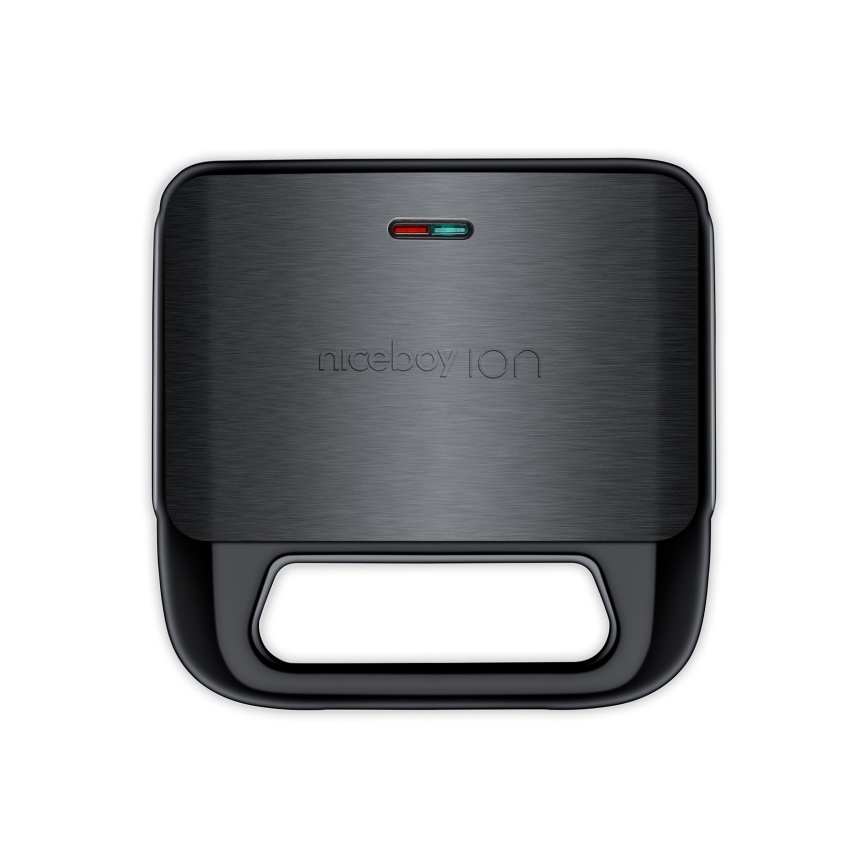 Niceboy ION Snacker S3 - Máquina de fazer sandes 3em1 750W/230V aço inoxidável/preto