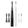 Niceboy ION Sonic Duo Pack - CONJUNTO 2x Escovas de dentes sónica IPX7 preto + branco