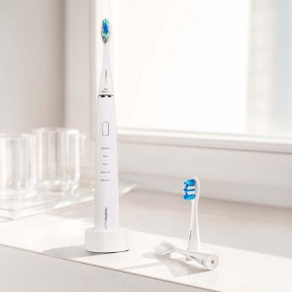 Niceboy ION Sonic - Escova de dentes sónica 800 mAh IPX7 branco
