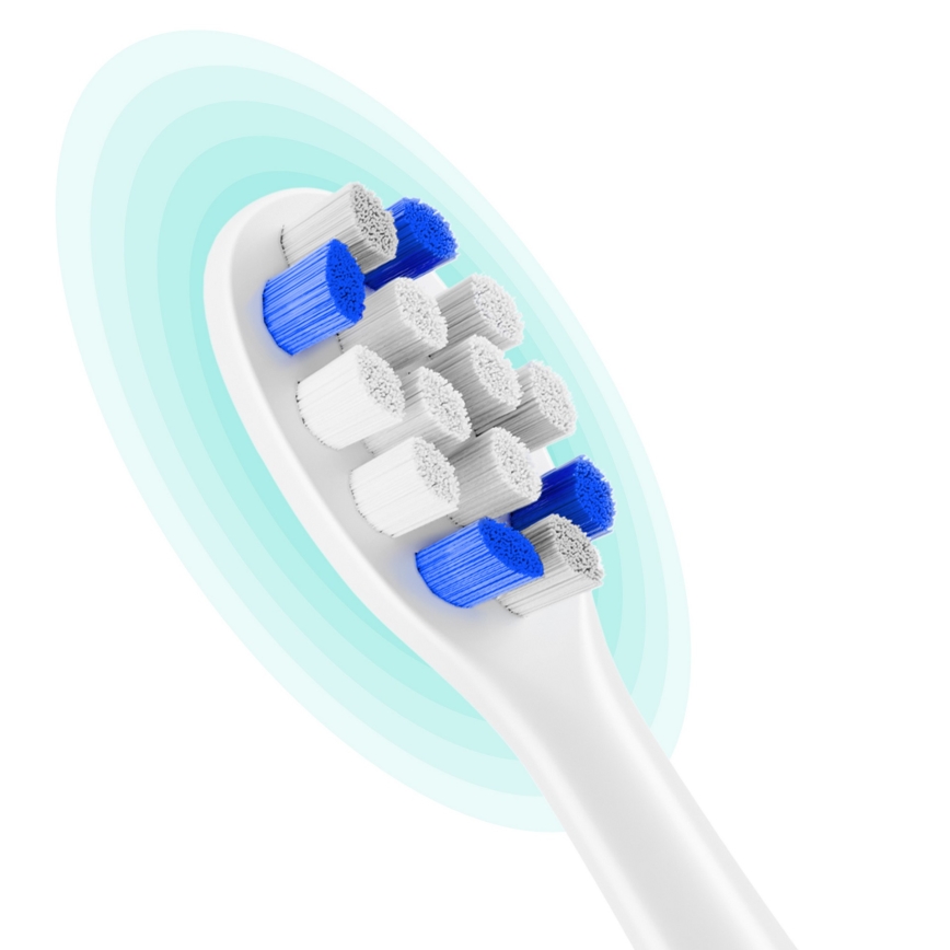 Niceboy ION Sonic Kids - Escova de dentes sónica para crianças IPX7 branco