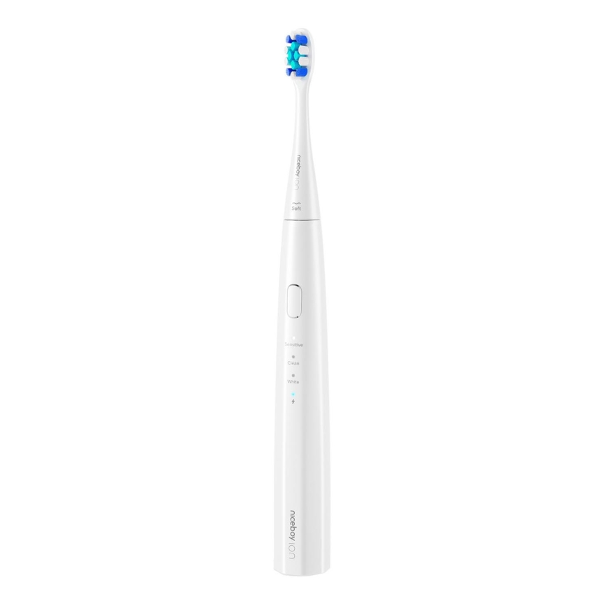 Niceboy ION Sonic Lite - Escova de dentes sónica IPX7 branco