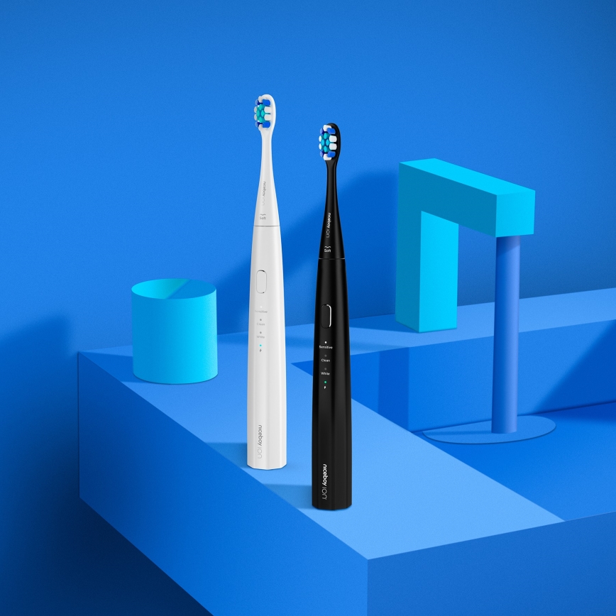 Niceboy ION Sonic Lite - Escova de dentes sónica IPX7 branco