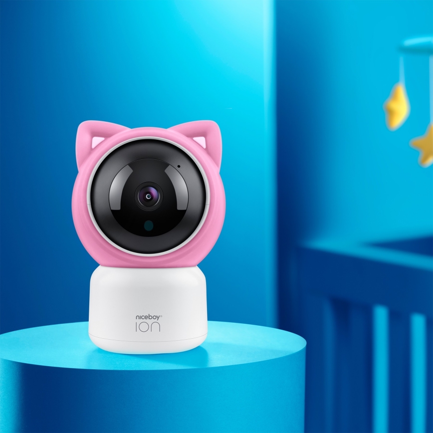 Niceboy ION Starlight SL3 - Monitor de bebé inteligente Full HD 1080p 5V Wi-Fi