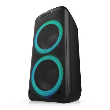 Niceboy PARTY Boss 2 - Coluna LED sem fios com microfone e power bank 200W/4500 mAh + comando