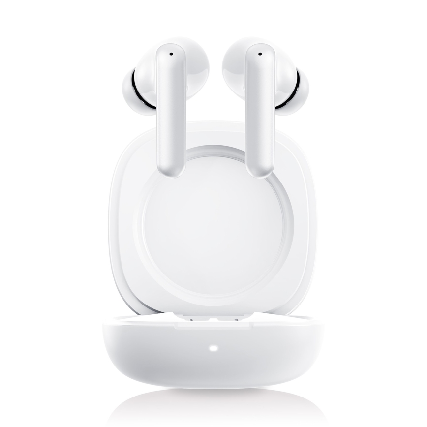 Niceboy Pins 4 PRO -  Auriculares sem fios com ANC 380 mAh + 2x 35 mAh IP54 branco