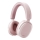 Niceboy Sora - Auscultadores sem fios com microfone, 250 mAh, IPX4, rosa