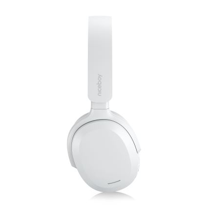 Niceboy Sora - Auscultadores sem fios com um microfone 250 mAh IPX4 branco