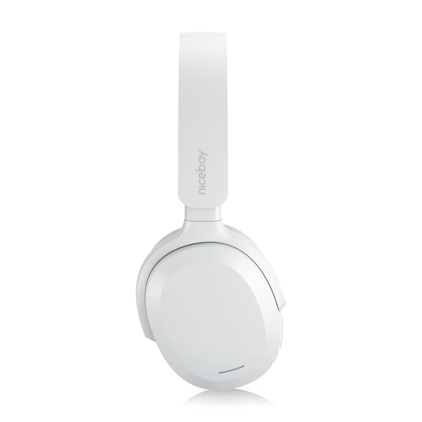 Niceboy Sora - Auscultadores sem fios com um microfone 250 mAh IPX4 branco