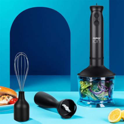 Niceboy Twister T1 Set - Varinha de imersão com acessórios 500W/230V preta