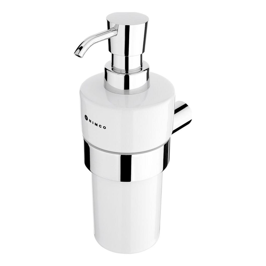 NIMCO BR 11031KN-26 - Distribuidor de sabão para parede BORMO 300 mm branco/cromado brilhante