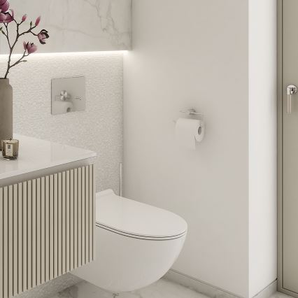 NIMCO BR 11055-26 - Suporte de papel higiénico BORMO cromado brilhante