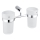 NIMCO BR 11058DW-26 - Suporte de parede para escova de dentes BORMO mate copo/cromado brilhante