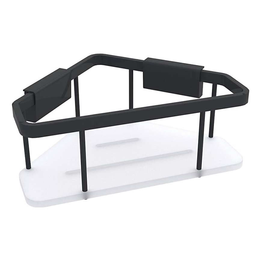 NIMCO Ki-14003-B-90 - Prateleira de parede para duche KIBO mate preto/branco