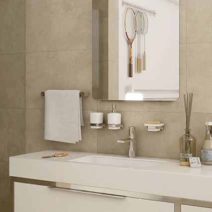 NIMCO MA 29046-26 - Suporte de parede para toalha MAYA 46 cm cromado brilhante
