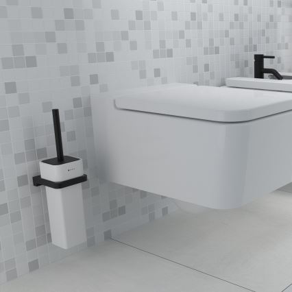 NIMCO MAC 29094K-90 - Piaçaba de parede MAYA branco/mate preto