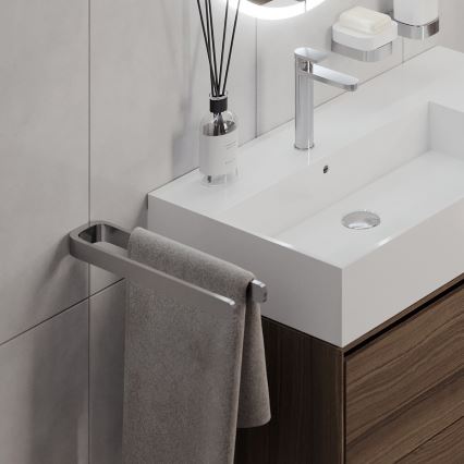 NIMCO NK 30098-26 - Suporte de parede para toalha NIKAU 39 cm cromado brilhante