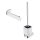 NIMCO NK conjunto-94KN-26 - Piaçaba de parede e suporte para papel higiénico NIKAU branco/cromado brilhante