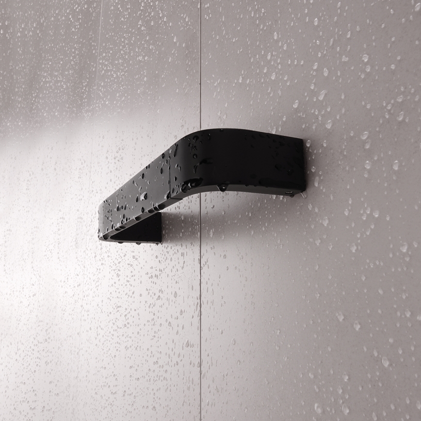 NIMCO NKC 30035-90 - Suporte de parede para toalha NIKAU 39 cm mate preto