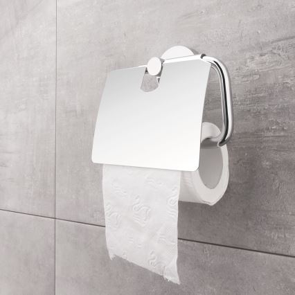 NIMCO UN 13055B-26 - Suporte de papel higiénico UNIX cromado brilhante