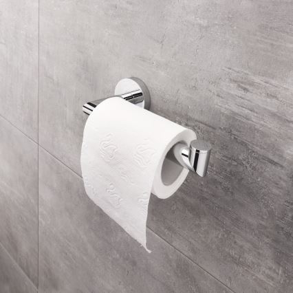 NIMCO UN 13055M-26 - Suporte de papel higiénico UNIX cromado brilhante