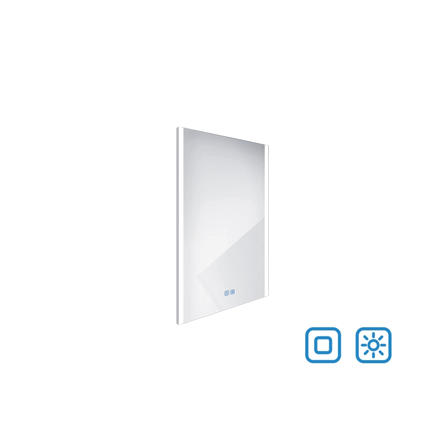 NIMCO ZP 11001VX - Espelho com retroiluminação LED para casa de banho com regulação LED/21W/230V 3000-6500K 70x50 cm IP44