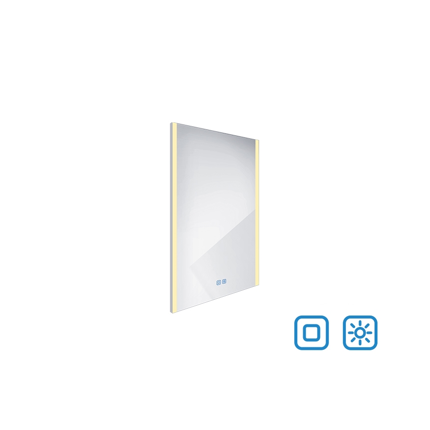 NIMCO ZP 11001VX - Espelho com retroiluminação LED para casa de banho com regulação LED/21W/230V 3000-6500K 70x50 cm IP44
