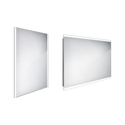 NIMCO ZP 11002 - Espelho com retroiluminação LED para casa de banho LED/24W/230V 6500K 80x60 cm IP44