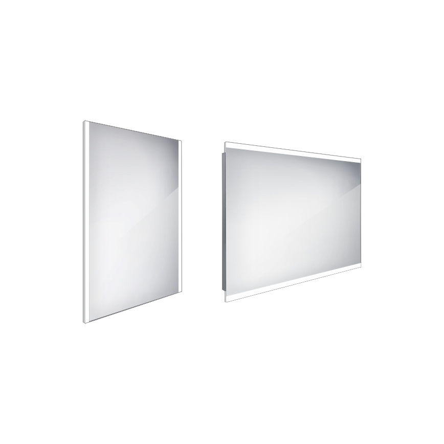 NIMCO ZP 11002 - Espelho com retroiluminação LED para casa de banho LED/24W/230V 6500K 80x60 cm IP44